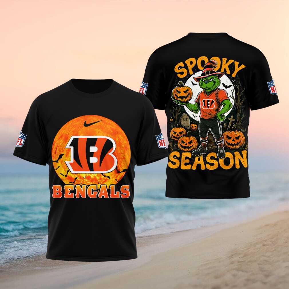 Cincinnati Bengals Grinch Spooky Season Halloween Shirt