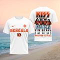 Cincinnati Bengals Kiss Band Dressed To Kill Football Shirt