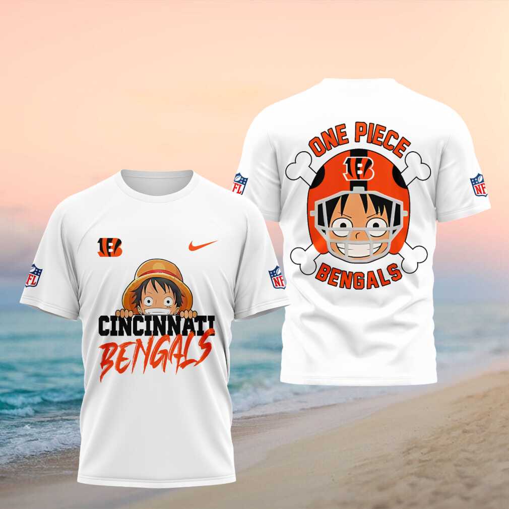 Cincinnati Bengals Luffy One Piece Anime Football Shirt