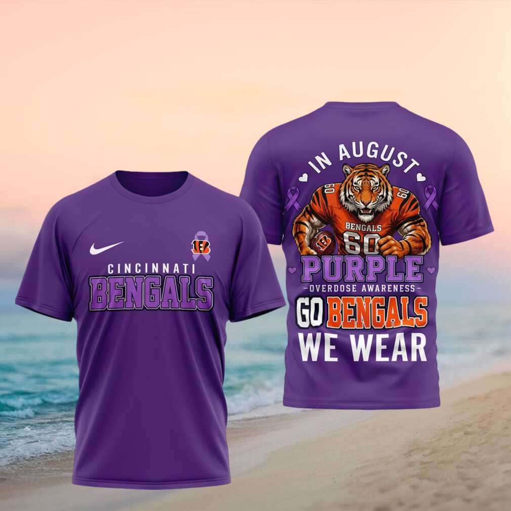 Cincinnati Bengals Overdose Awareness Purple Go Bengals Shirt