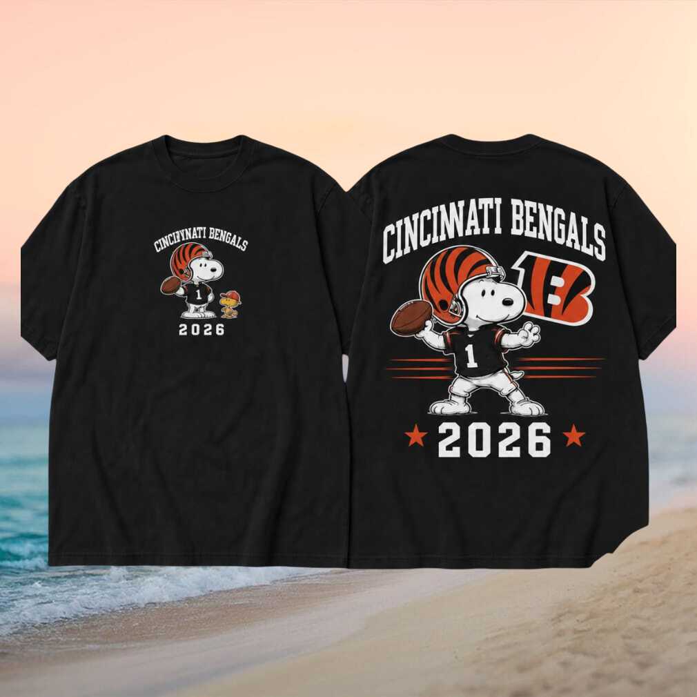 Cincinnati Bengals Snoopy Football 2026 Vintage Shirt