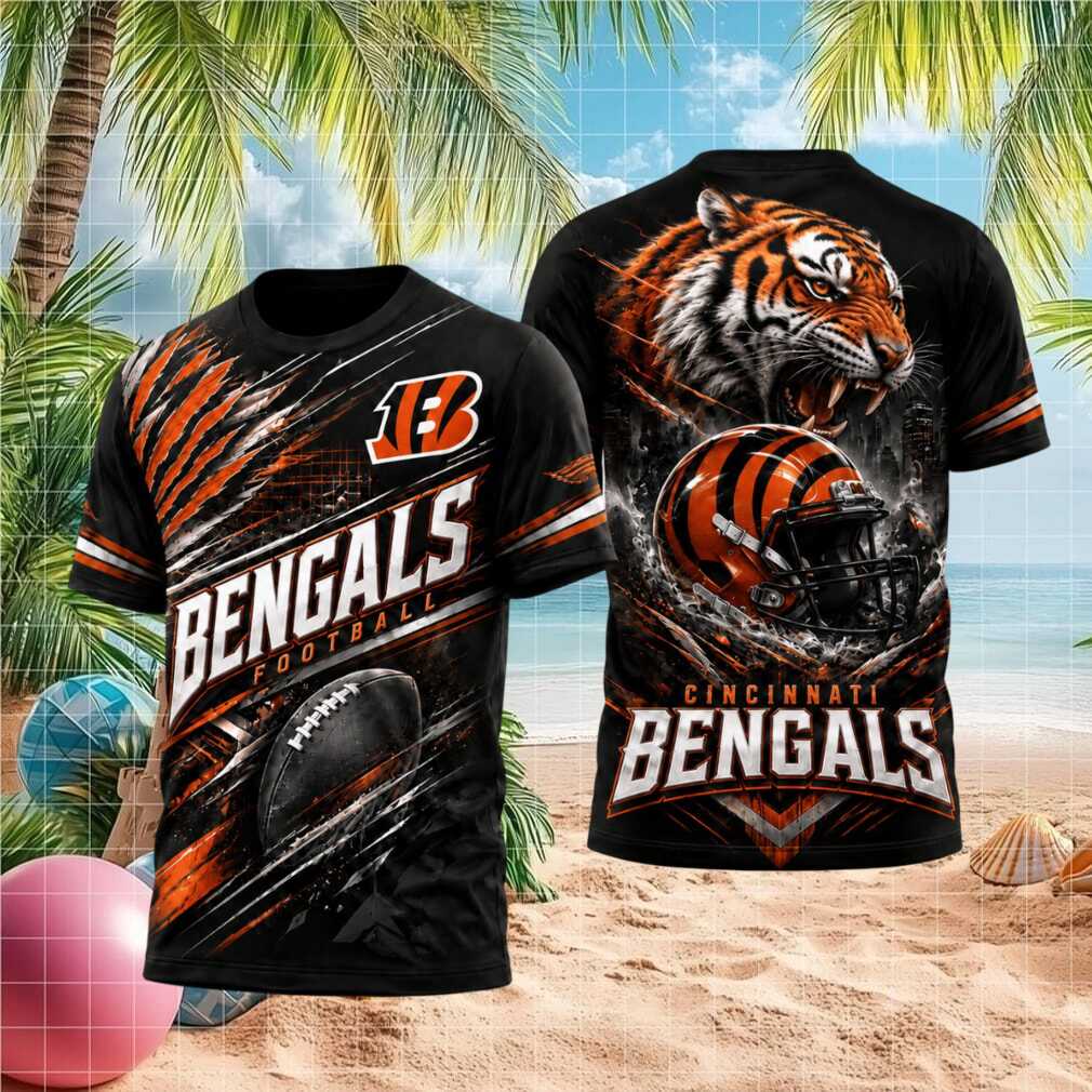 Cincinnati Bengals Tiger Mascot Football Graphic Shirt - Limotees LLC