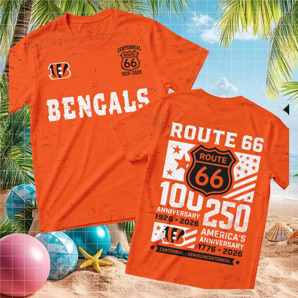 Cincinnati Football Route 66 Anniversary Shirt