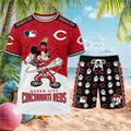Cincinnati Reds Mickey Mouse Halloween Baseball Shirt