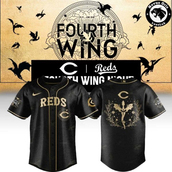 Cincinnati Reds x Fourth Wing Night 2026 New Limited Edition Baseball Jersey