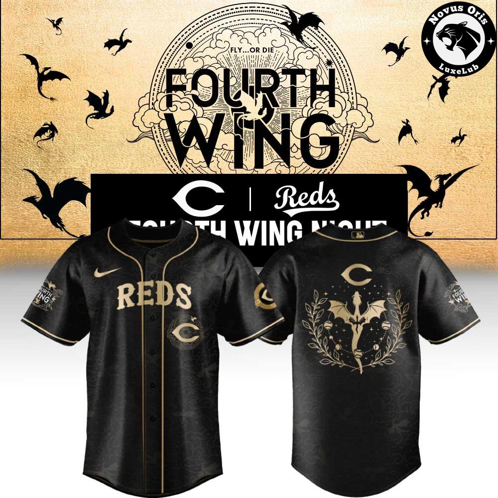 Cincinnati Reds x Fourth Wing Night 2026 New Limited Edition Baseball Jersey