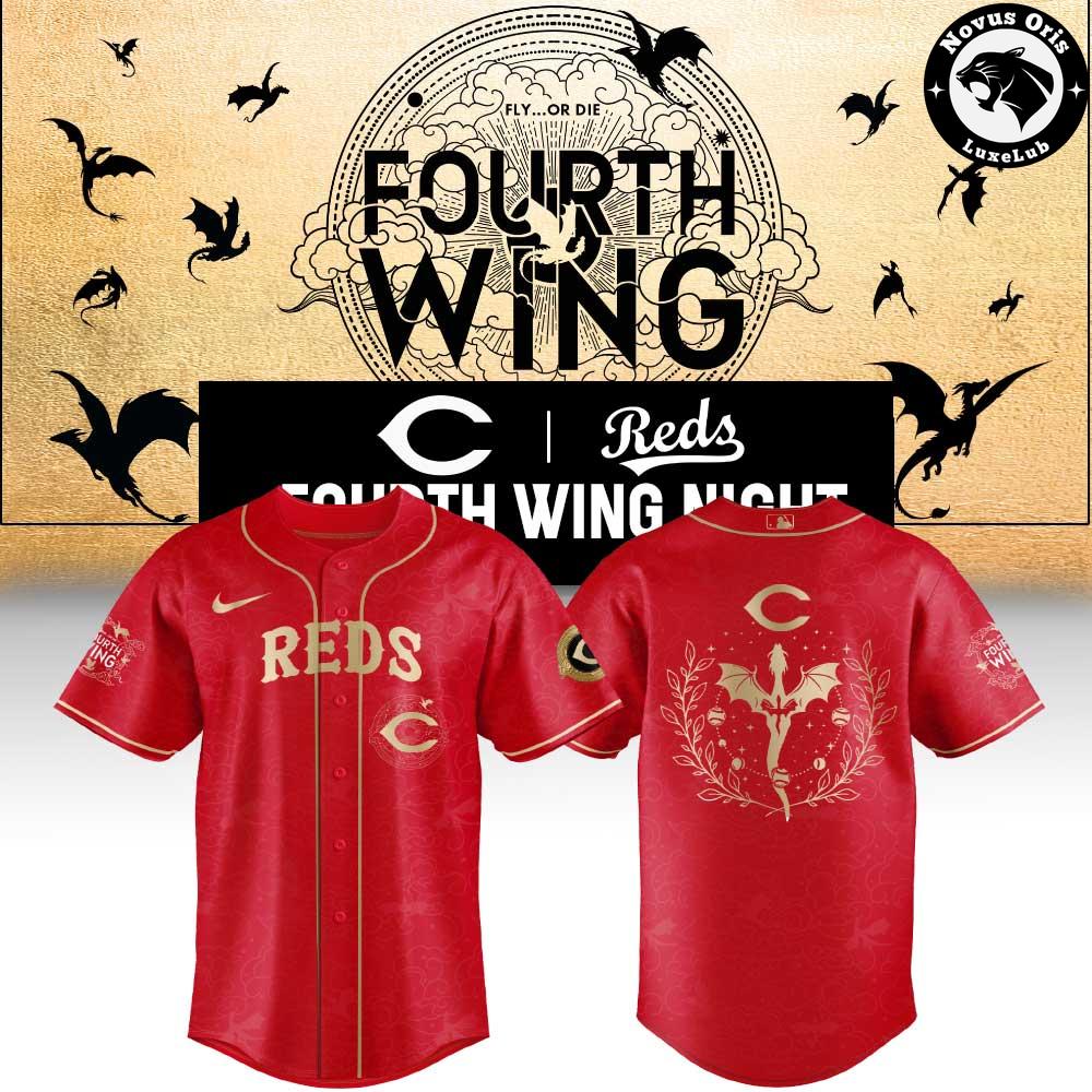 Cincinnati Reds x Fourth Wing Night 2026 New Limited Edition Baseball Jersey