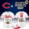 Cincinnati Reds x Peanuts Night Limited Edition Baseball Jersey