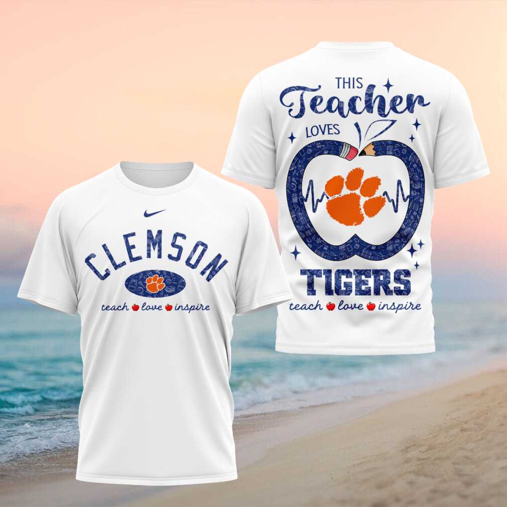 Clemson Tigers Teach Love Inspire 2026 Teacher Shirt