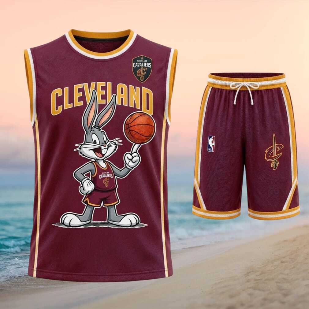 Cleveland Basketball Bugs Bunny Cartoon Sports Shirt
