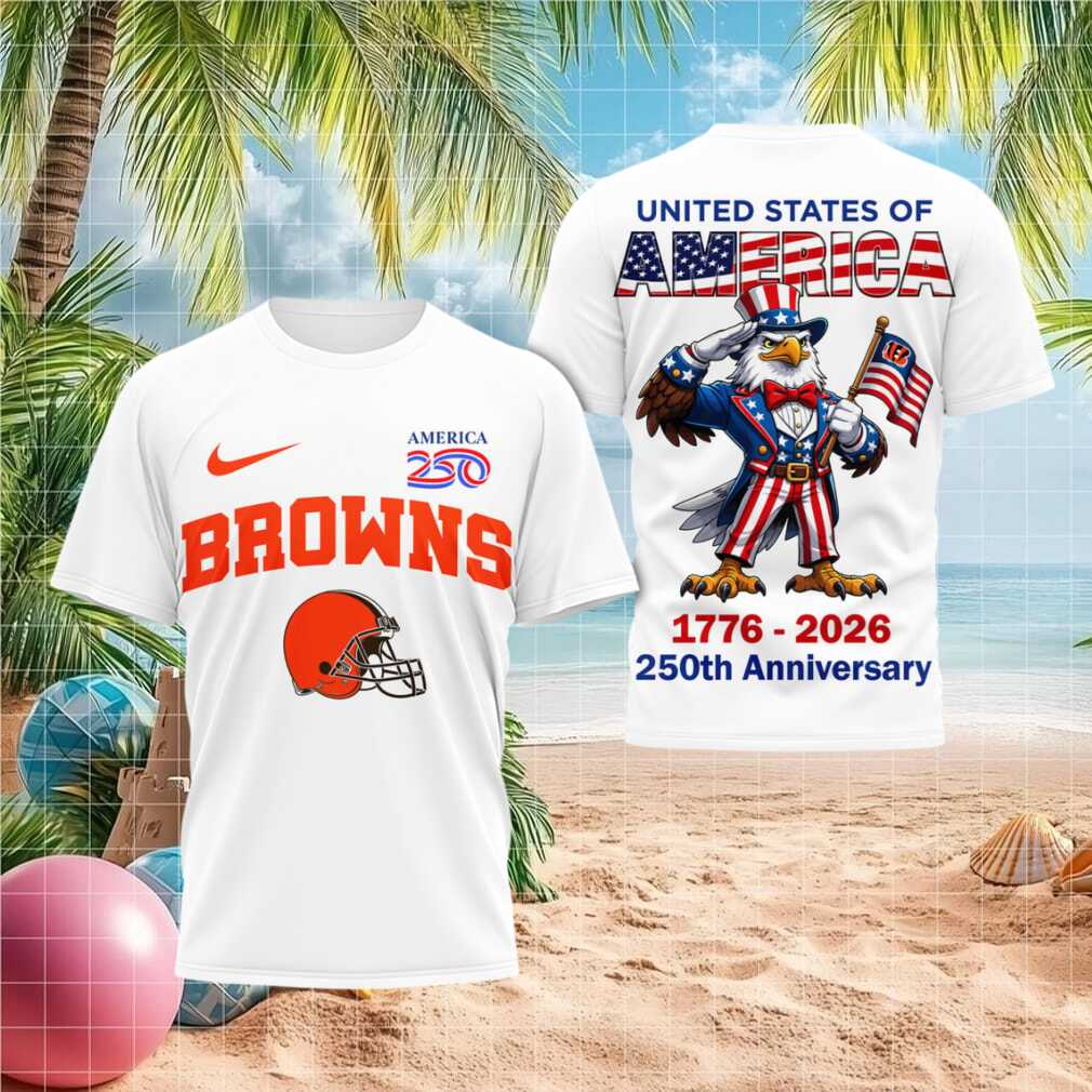Cleveland Browns 250th Anniversary American Eagle Shirt