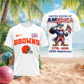 Cleveland Browns 250th Anniversary American Eagle Shirt