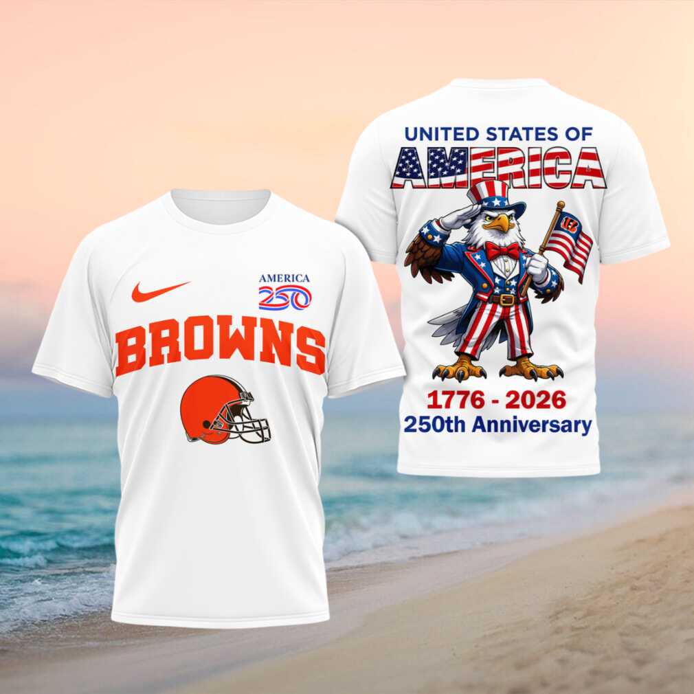 Cleveland Browns 250th Anniversary American Eagle Shirt