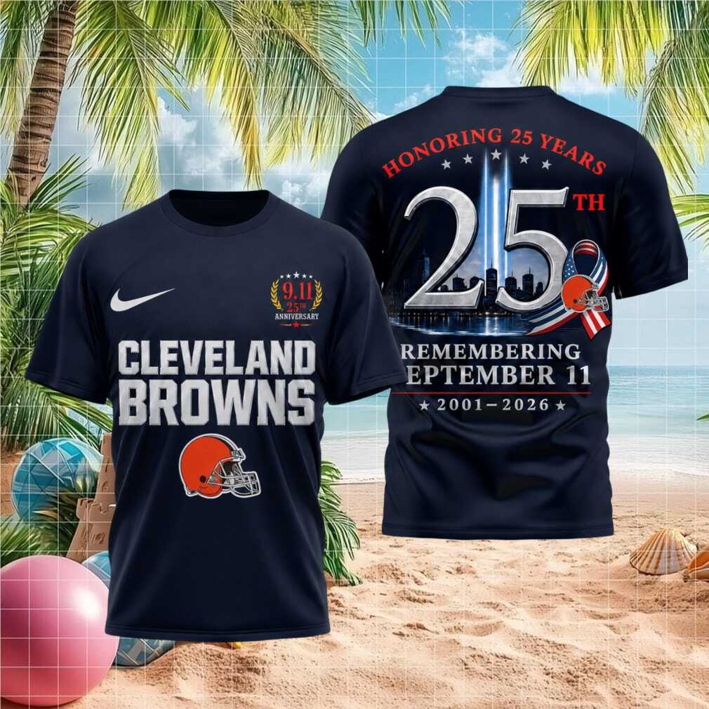 Cleveland Browns 911 25th Anniversary Honoring September 11 Shirt - Limotees LLC