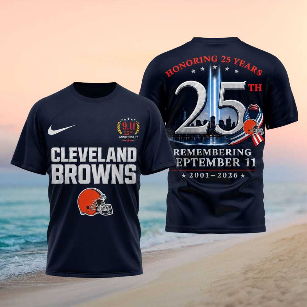 Cleveland Browns 911 25th Anniversary Honoring September 11 Shirt - Limotees LLC
