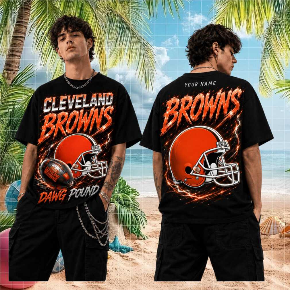 Cleveland Browns Dawg Pound Football Vintage Lightning Retro Style Men Women Fans Shirt - Limotees LLC