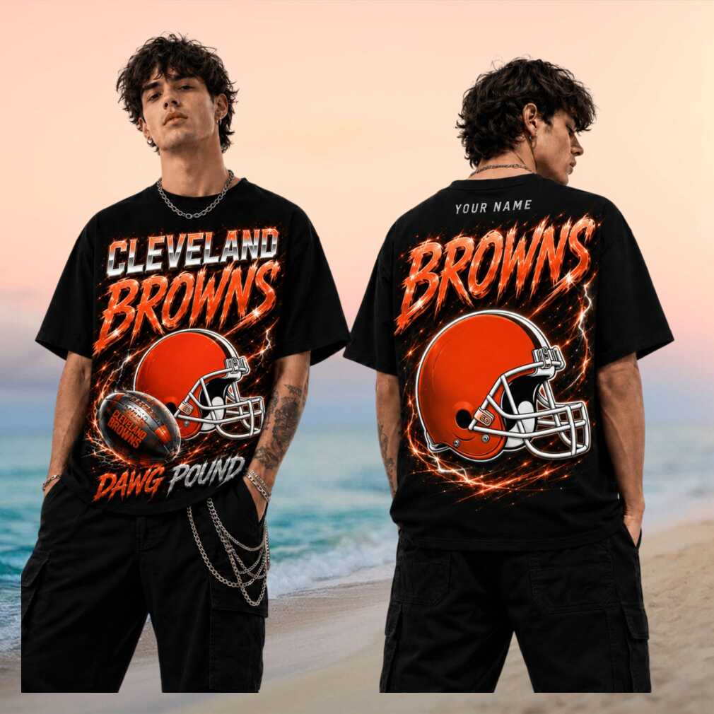 Cleveland Browns Dawg Pound Football Vintage Lightning Retro Style Men Women Fans Shirt - Limotees LLC