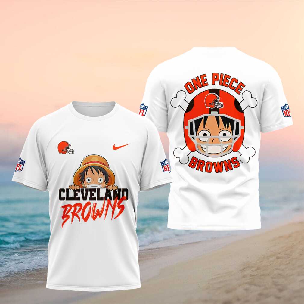 Cleveland Browns Monkey Pirate Anime Manga Sports Fan Shirt