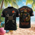 Cleveland Browns Turtle Mechanic Wrench In Hand Football Shirt