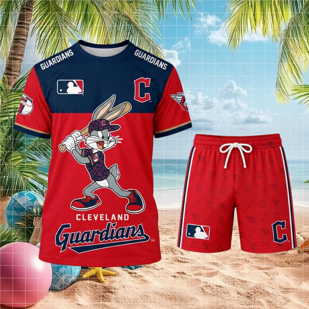 Cleveland Guardians Bugs Bunny Baseball Shirt