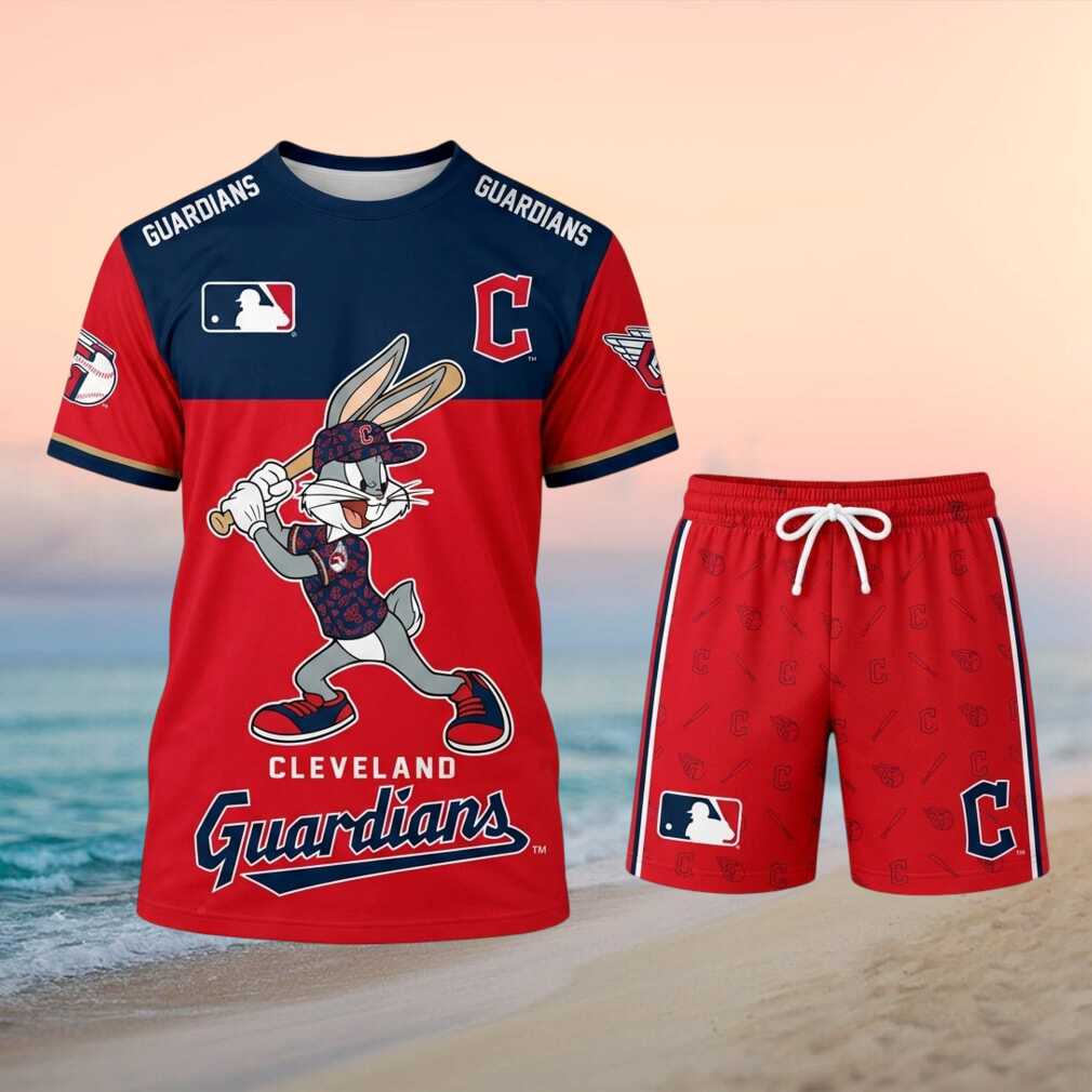 Cleveland Guardians Bugs Bunny Baseball Shirt