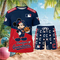 Cleveland Guardians Mickey Mouse Halloween Pumpkin Baseball Shirt