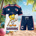 Cleveland Guardians Tweety Bird Character Baseball Shirt