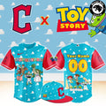 Cleveland Guardians x Toy Story Night Woody Buzz Lightyear Custom Baseball Jersey