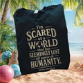 Climate Change Greta Thunberg Lost Humanity Quote T Shirt - Limotees LLC