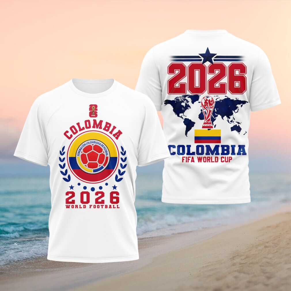 Colombia 2026 FIFA World Cup Football Tournament Fans Souvenir Sport Shirt - Limotees LLC