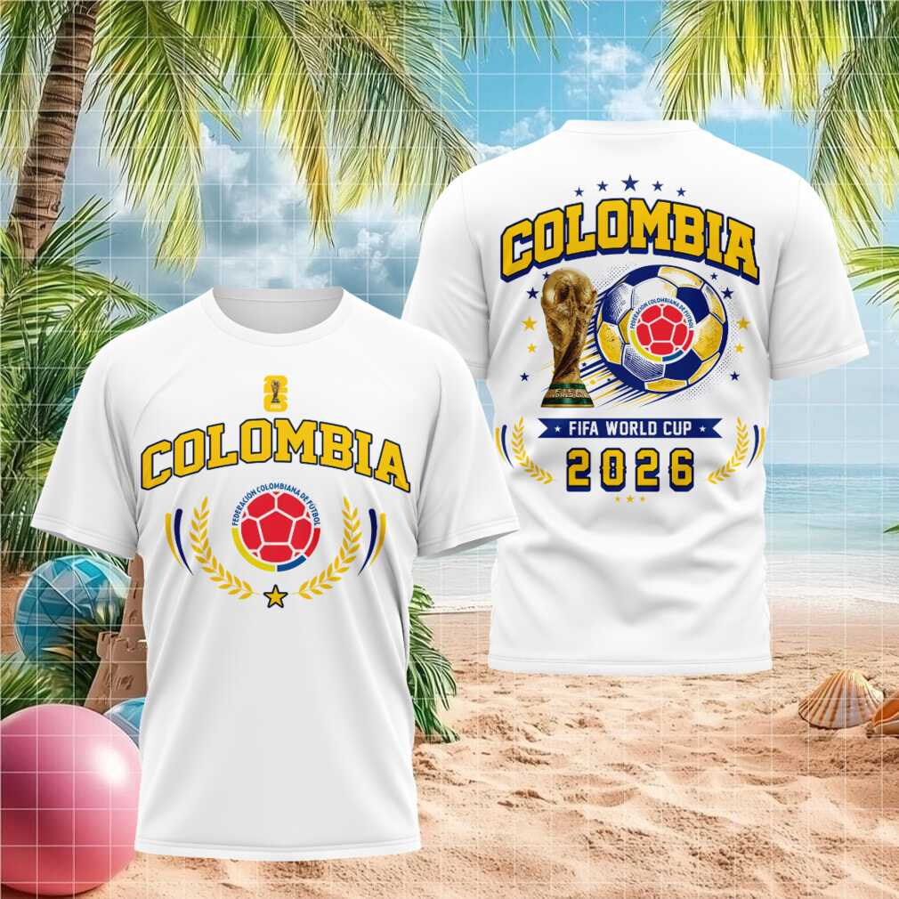 Colombia FIFA World Cup 2026 Football Tournament National Team Fans Shirt - Limotees LLC