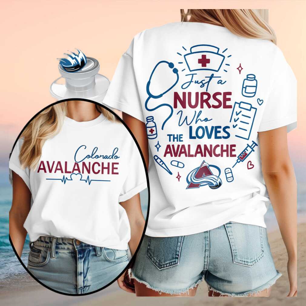 Colorado Avalanche Nurse Medical Stethoscope Hockey Shirt