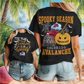 Colorado Avalanche Spooky Season Pumpkin Hockey Shirt
