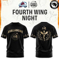 Colorado Avalanche x Fourth Wing Night Limited Edition T-Shirt