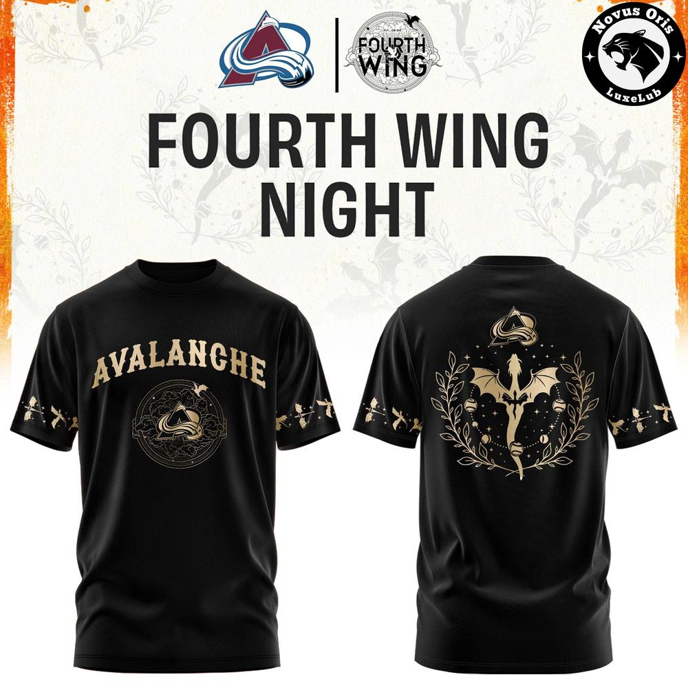Colorado Avalanche x Fourth Wing Night Limited Edition T-Shirt