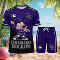 Colorado Rockies Courage The Cowardly Dog Baseball Uniform
