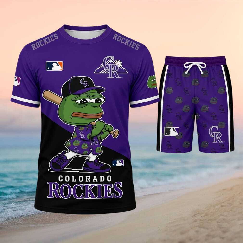 Colorado Rockies Pepe The Frog Baseball Shirt