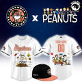 Columbus Clingstones x Peanuts Night Limited Edition Baseball Jersey