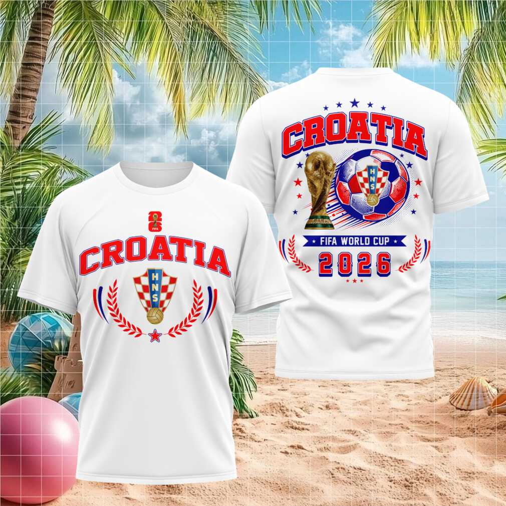 Croatia FIFA World Cup 2026 Football Tournament National Team Fans Shirt - Limotees LLC