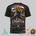 Croatia Soccer World Cup 2026 Shakira Fan Art Unisex T Shirt - Limotees LLC