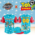 Custom Biloxi Shuckers Toy Story Theme Baseball Jersey
