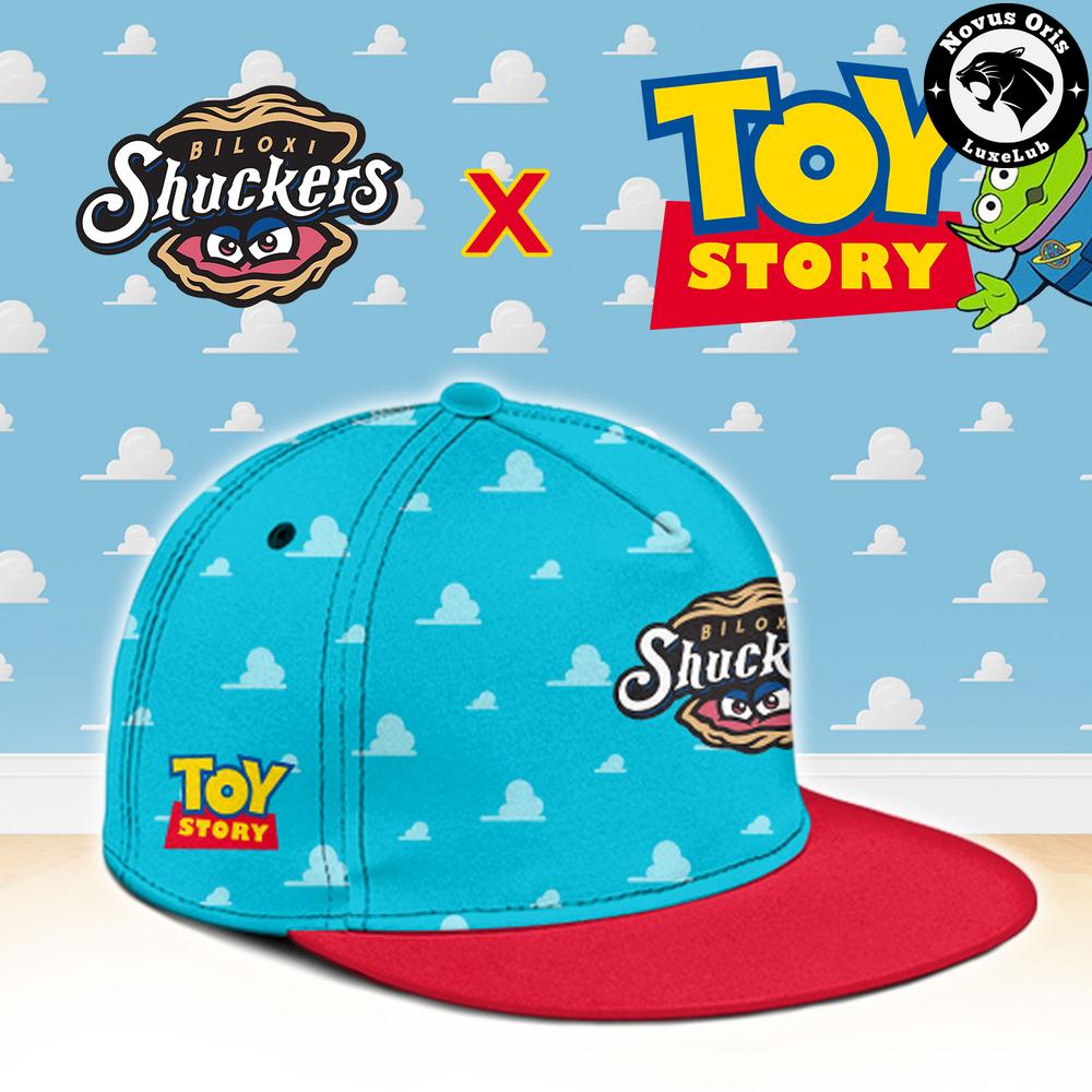 Custom Biloxi Shuckers Toy Story Theme Baseball Jersey