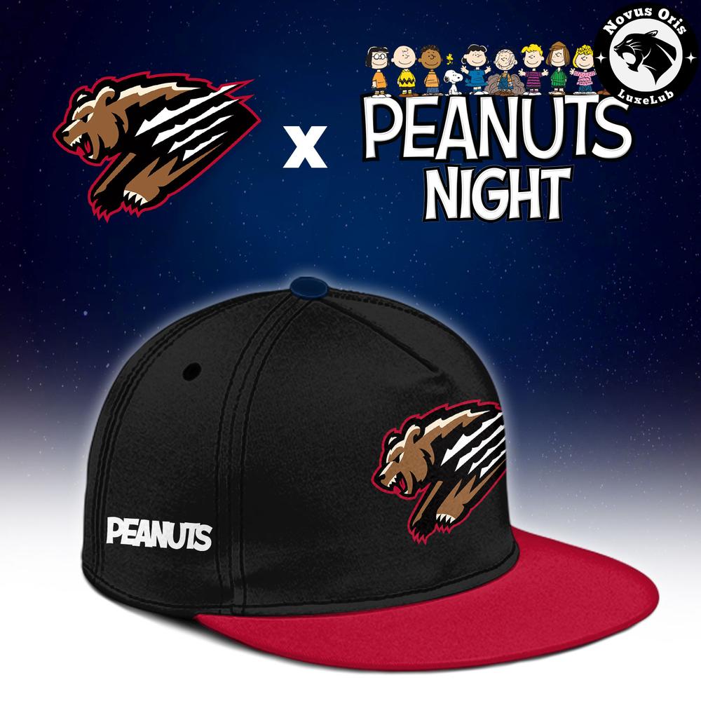 Custom Fresno Grizzlies x Peanuts Night Snoopy Baseball Jersey
