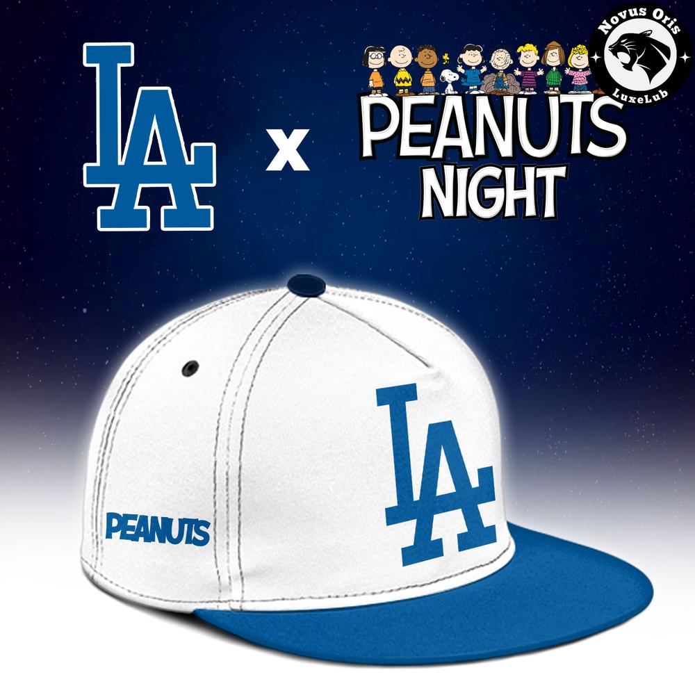 Custom Los Angeles Dodgers x Peanuts Night Snoopy Baseball Jersey Limited Edition