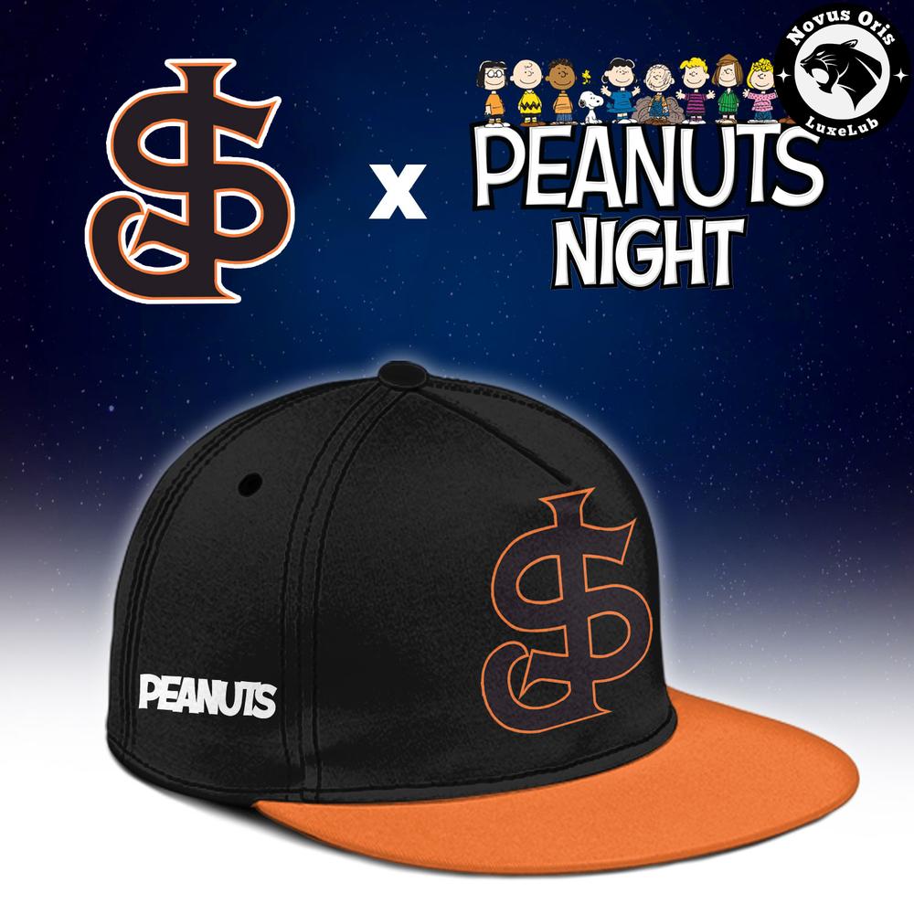 Custom San Jose Giants Peanuts Night Snoopy Baseball Jersey