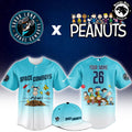 Custom Sugar Land Space Cowboys Peanuts Night Snoopy Baseball Jersey