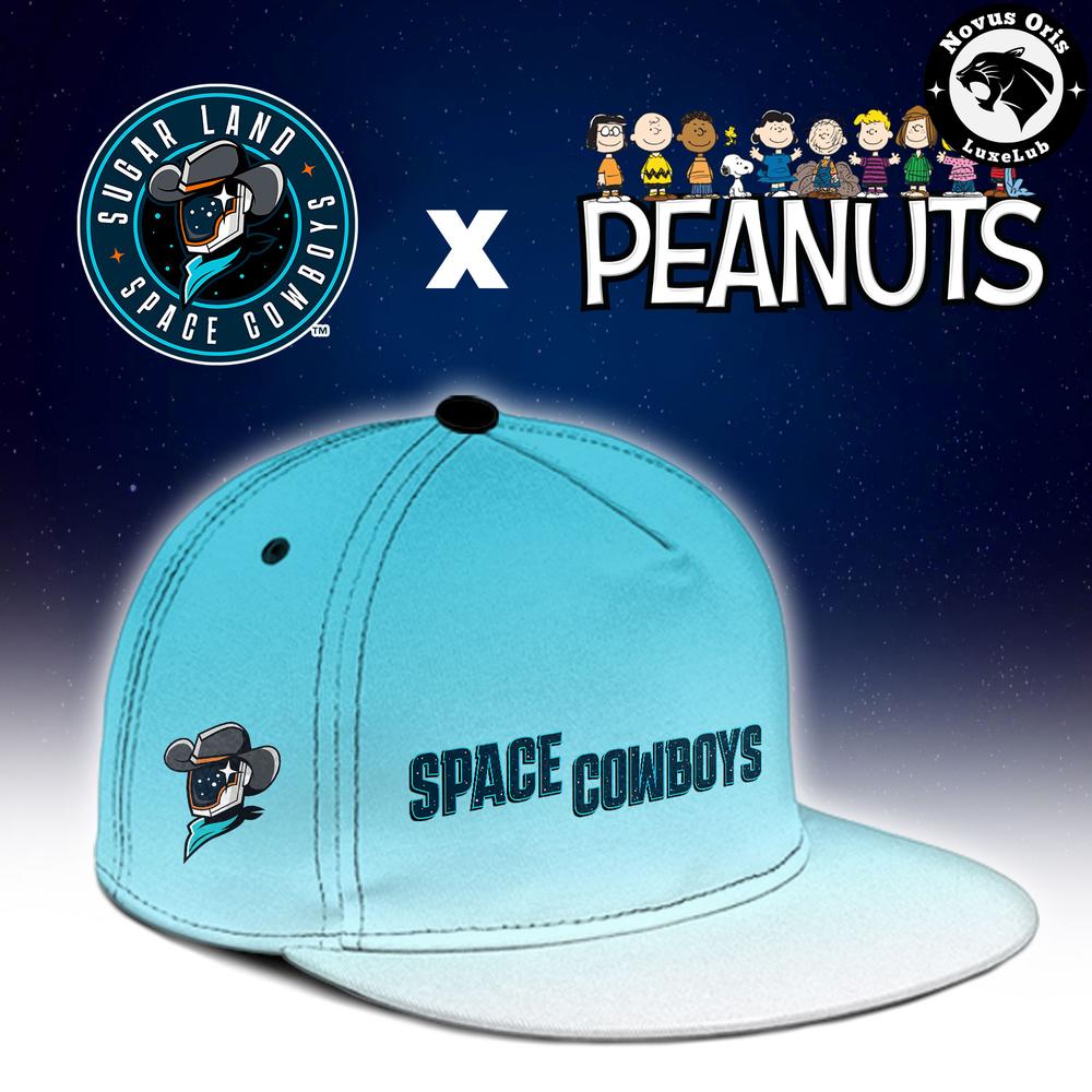 Custom Sugar Land Space Cowboys Peanuts Night Snoopy Baseball Jersey