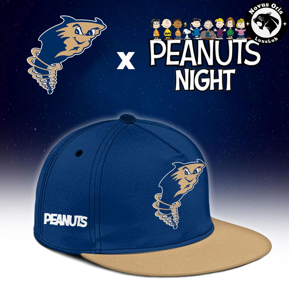 Custom Tri-City Dust Devils x Peanuts Night Snoopy Baseball Jersey