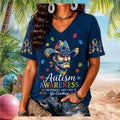 Dallas Cowboys Autism Awareness Different Not Less Women Shirt