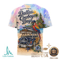Dallas Cowboys Beach Parrot Tropical Summer T Shirt